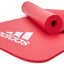 Adidas Fitness Mat 7mm Exercise Training Floor Gym Yoga Judo Pilates  - Red-0