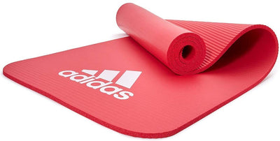 Adidas Fitness Mat 7mm Exercise Training Floor Gym Yoga Judo Pilates  - Red-0