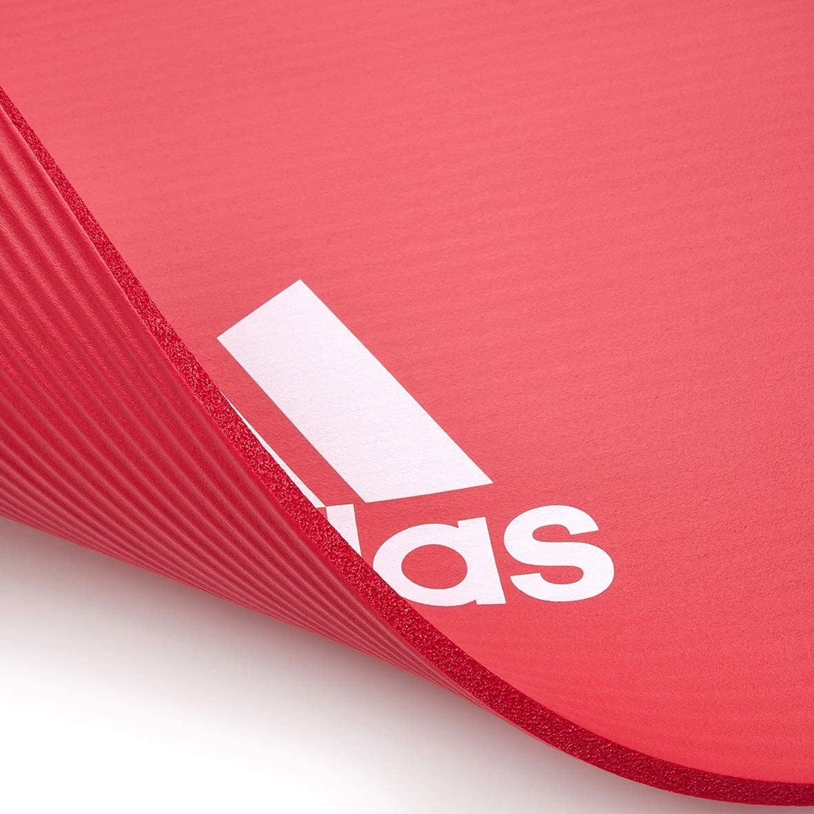 Adidas Fitness Mat 7mm Exercise Training Floor Gym Yoga Judo Pilates  - Red-3