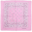 BANDANA Paisley 100% COTTON Head Wrap Durag Bandanna Summer Biker Scarf Mask - Light Pink-0