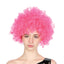 DELUXE AFRO WIG Curly Hair Costume Party Fancy Disco Circus 70s 80s Dress Up - Hot Pink-0