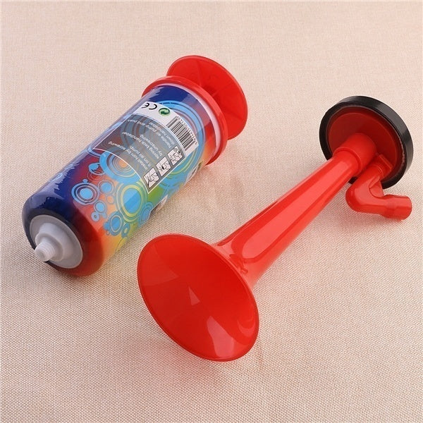 Air Horn Party Prop Hand Held Loud Pump Action Plastic Novelty Reusable Klaxon-2