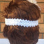 1920s FLAPPER HEADBAND Headpiece Feather Sequin Charleston Costume Gatsby Dance - White-3