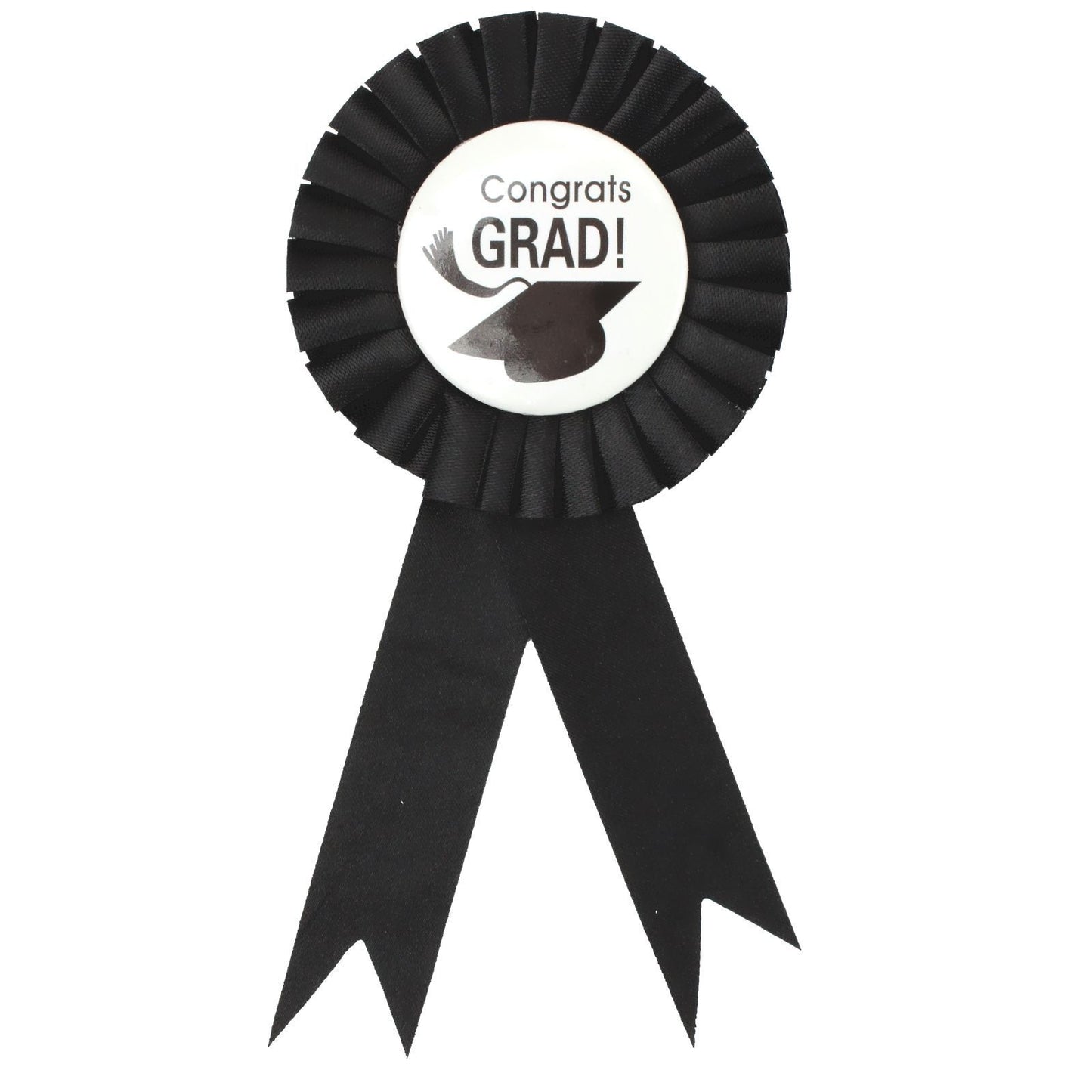 GRADUATION RIBBON BADGE Grad Award Uni Rosette Fancy Dress Party University-0