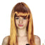 LONG WIG Straight Party Hair Costume Fringe Cosplay Fancy Dress 70cm Womens - Golden Brown (22463)-0