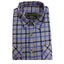 Mens FLANNELETTE SHIRT Check 100% COTTON Flannel Vintage Long Sleeve - 48 (Full Placket) - S-0