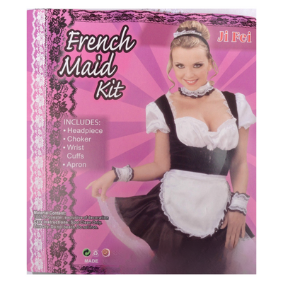 FRENCH MAID KIT Costume Accessory Waitress Halloween Ladies Party Adult-0