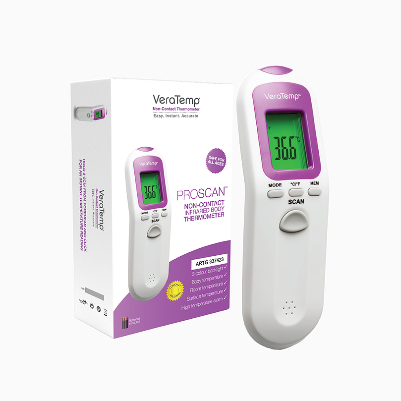 VeraTemp Non-Contact Baby Thermometer Infrared LCD IR-2