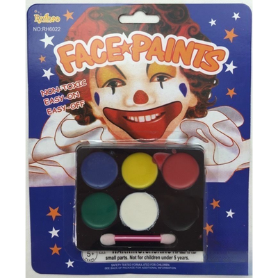 FACE PAINT Costume Party Non-Toxic Palette Clown Dress Up Make Up Halloween-0