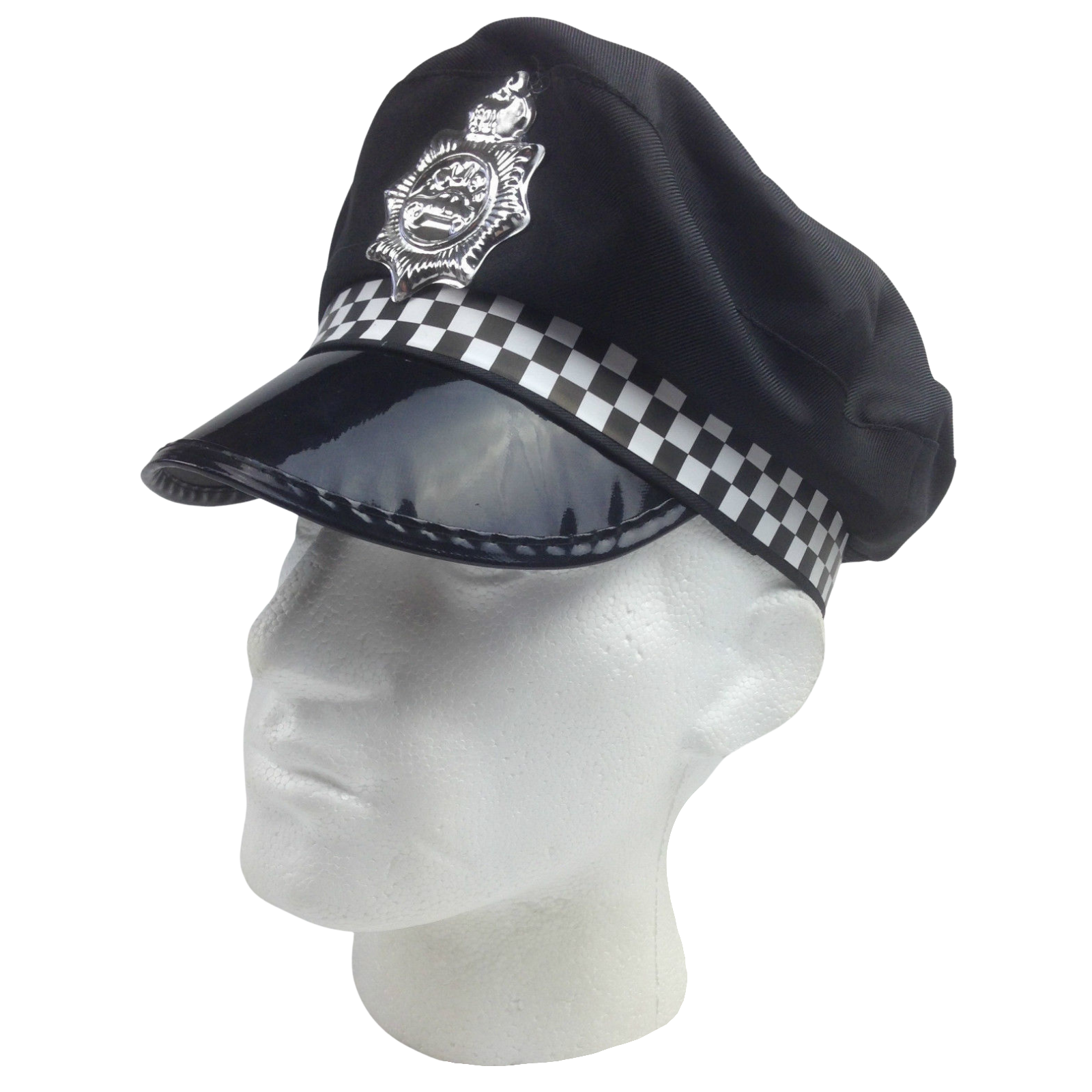 Police Officer Captain HAT Pilot Cop Navy Sailor Costume Party Cap Fancy Dress-0