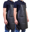 2x Pierre Cardin Professional Leather Apron Butcher Woodwork Barber Chef - Black-0