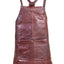 Pierre Cardin Professional Leather Apron Butcher Woodwork Hairdressing Barber Chef - Chestnut-4