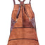 Pierre Cardin Professional Leather Apron Butcher Woodwork Hairdressing Barber Chef - Chestnut-5