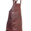 Pierre Cardin Professional Leather Apron Butcher Woodwork Hairdressing Barber Chef - Chestnut-10