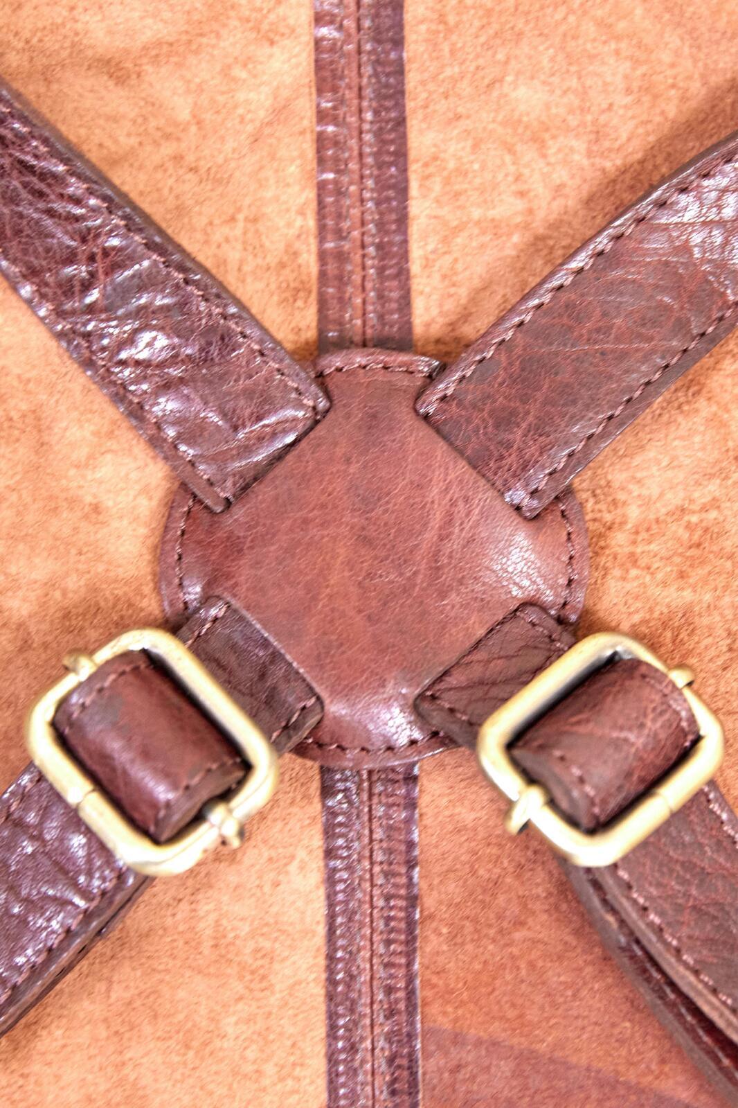 2x Pierre Cardin Professional Leather Apron Butcher Woodwork  Barber - Chestnut-5