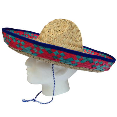 Mexican SOMBRERO Fancy Dress Straw Party Costume Hat Cap Spanish-0