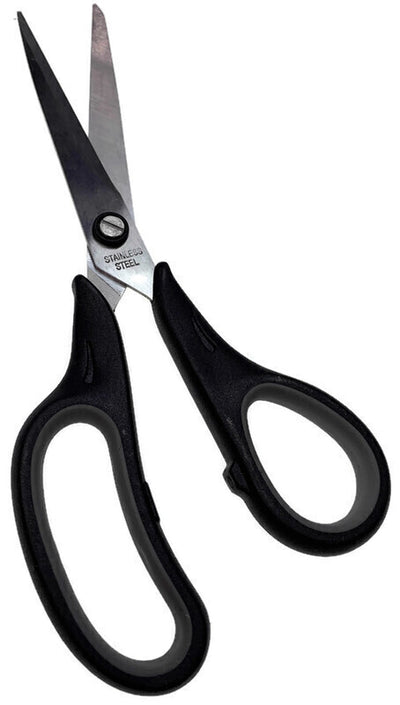 Stainless Steel Scissors Soft Handle Kitchen Craft Office School Sharp Kitchen-0