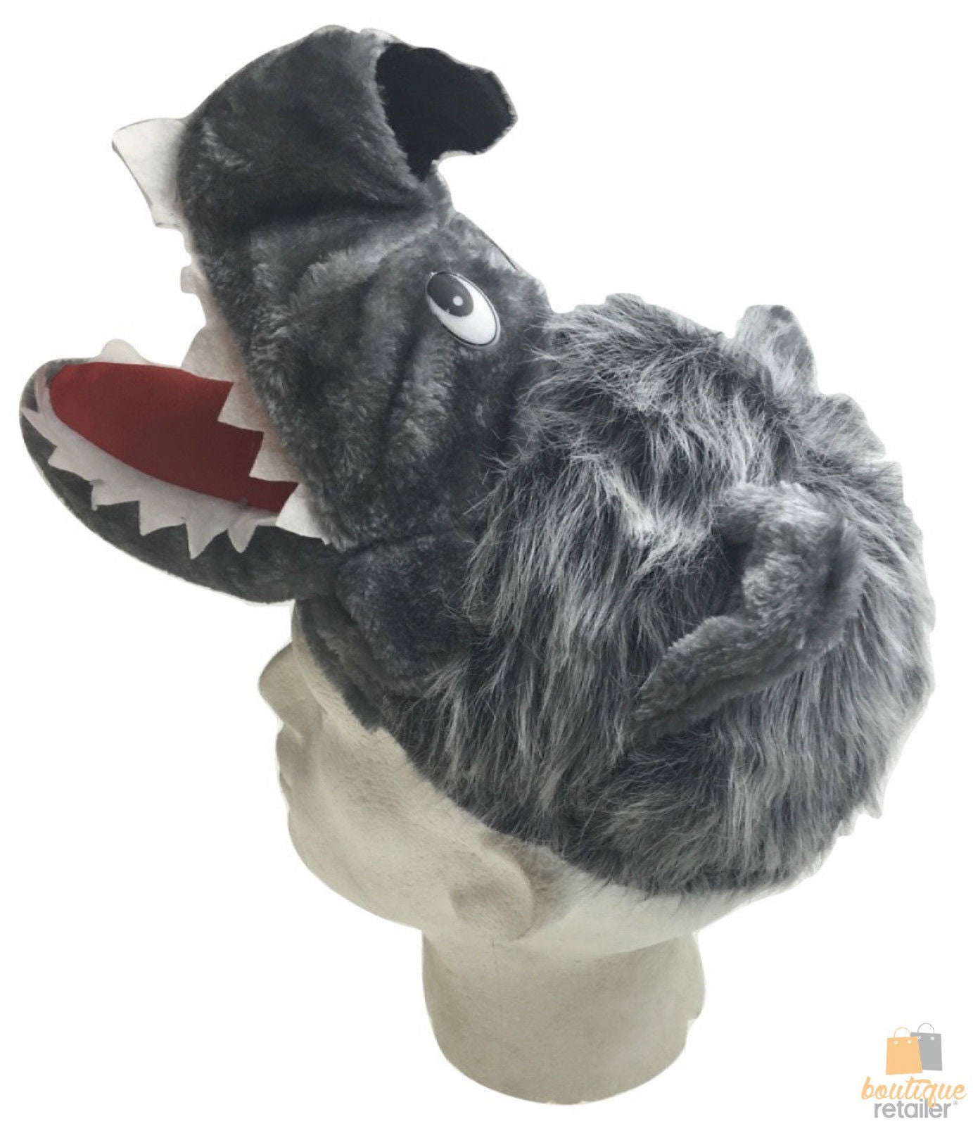 WOLF HAT Funny Party Costume Adult Childrens Animal Fancy Dress Halloween Cap-2