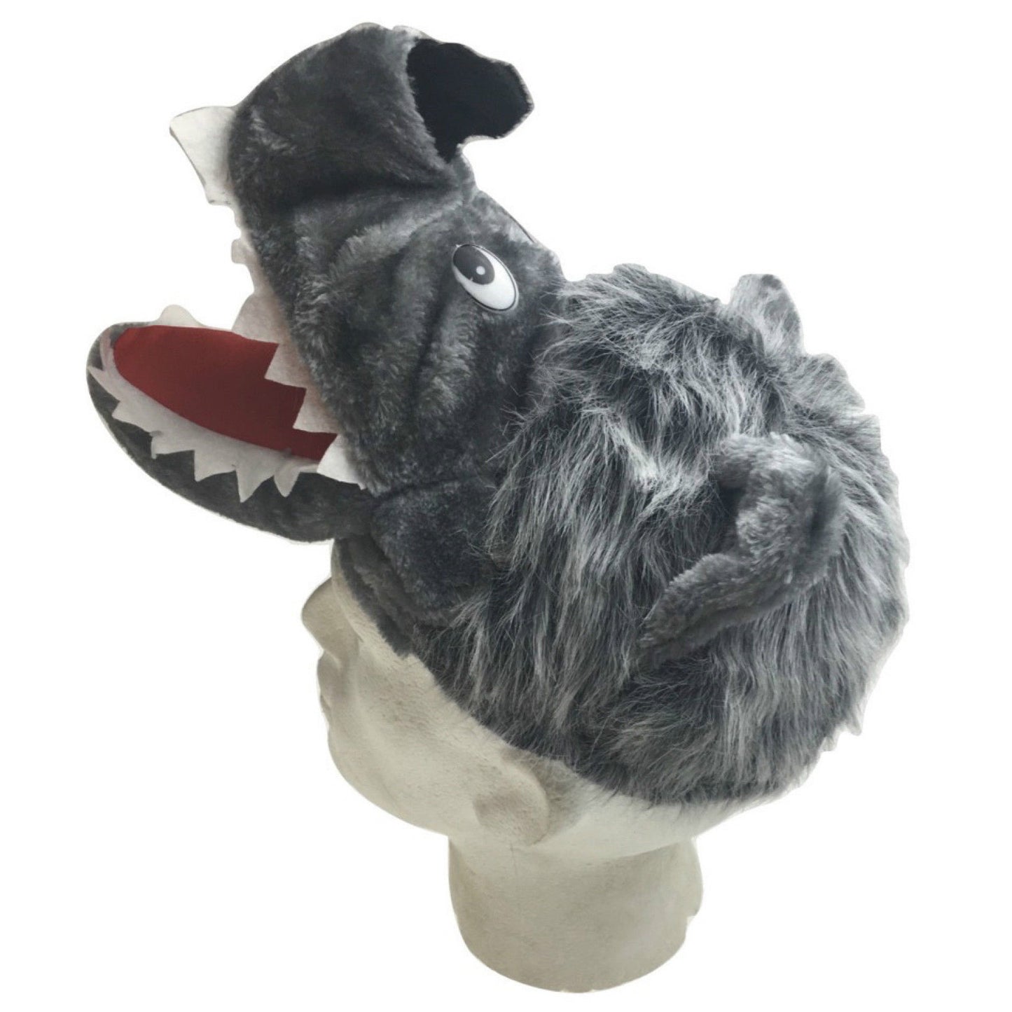 WOLF HAT Funny Party Costume Adult Childrens Animal Fancy Dress Halloween Cap-6