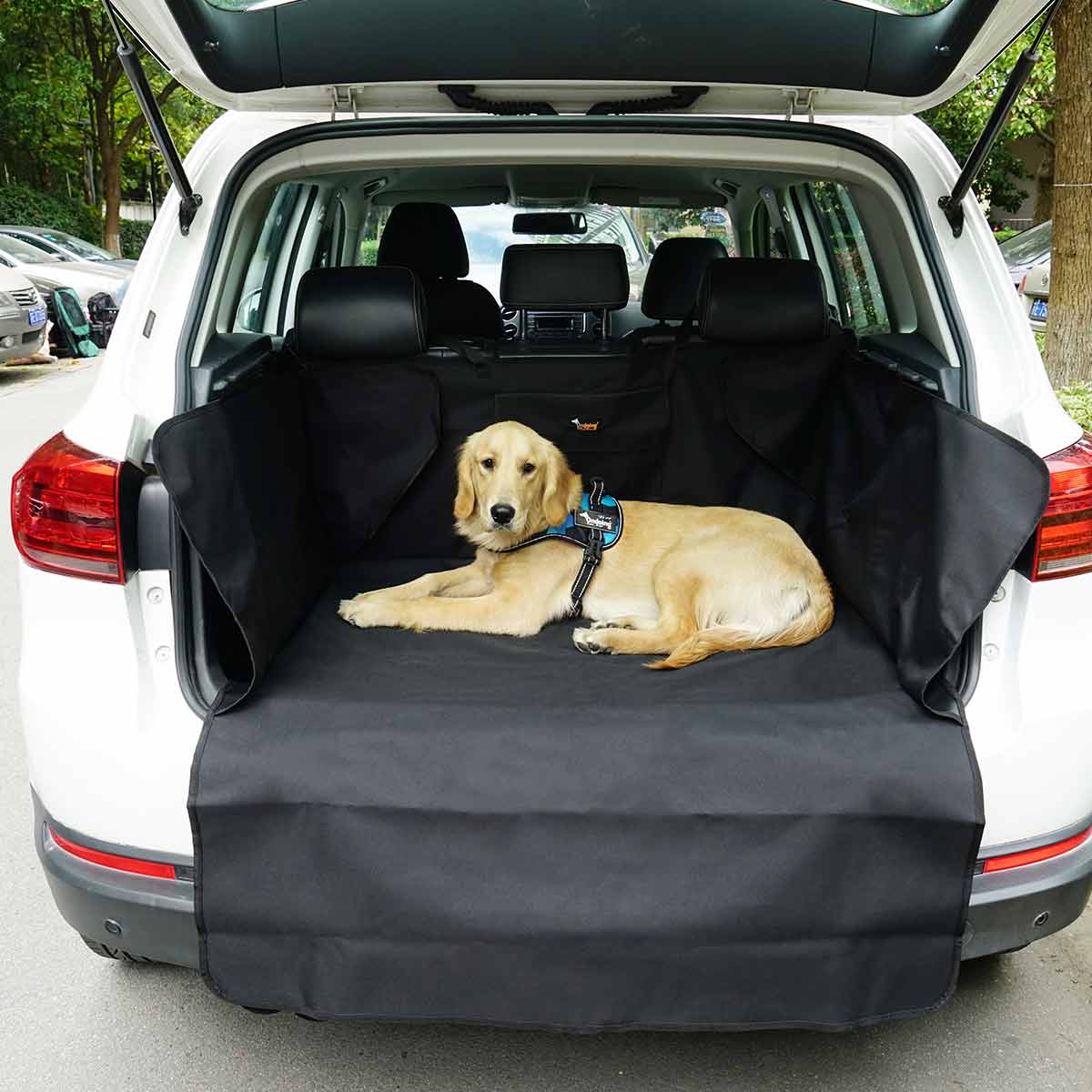 Dog Car Boot Cover SUV Liner Rear Trunk Cargo Hammock Waterproof Double Layers-6