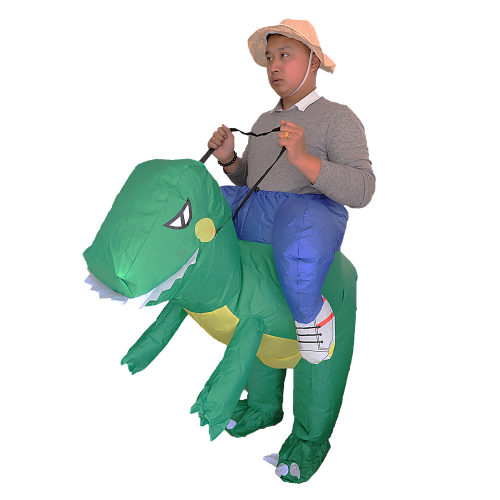 DINO Fancy Dress Inflatable Suit -Fan Operated Costume-0