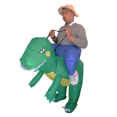 DINO Fancy Dress Inflatable Suit -Fan Operated Costume-0