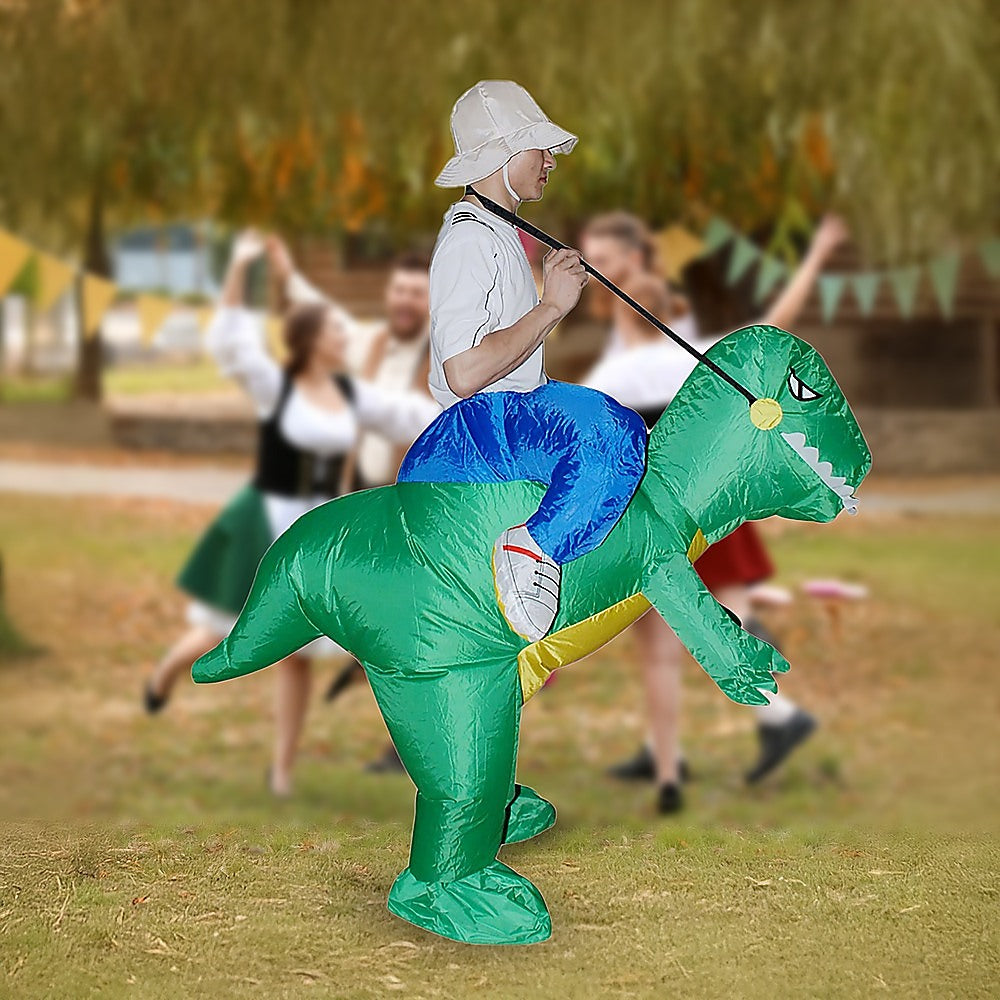 DINO Fancy Dress Inflatable Suit -Fan Operated Costume-1