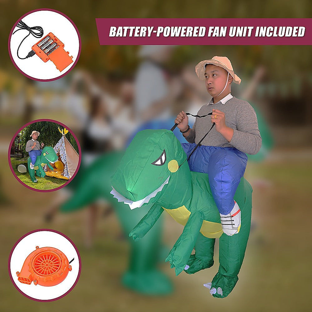 DINO Fancy Dress Inflatable Suit -Fan Operated Costume-7