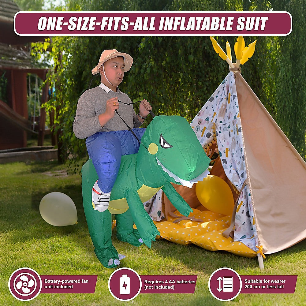 DINO Fancy Dress Inflatable Suit -Fan Operated Costume-8