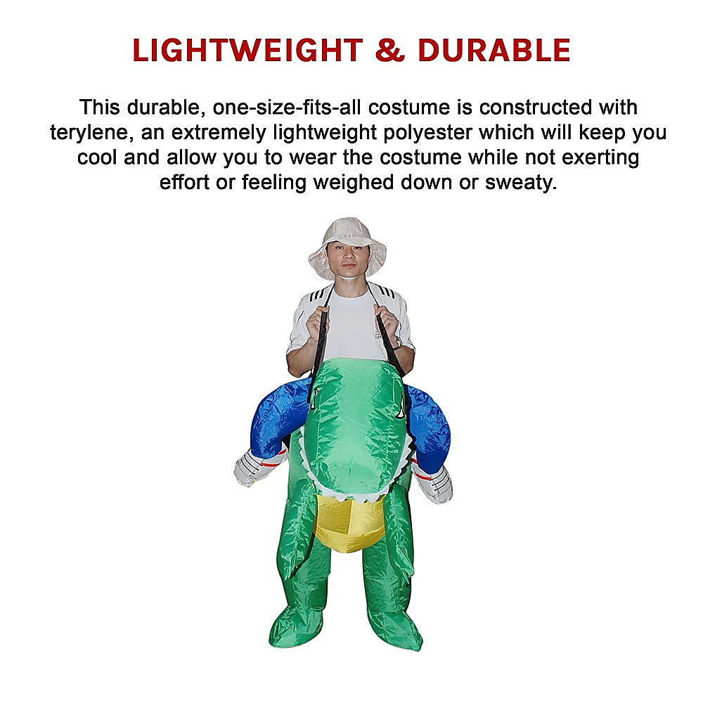 DINO Fancy Dress Inflatable Suit -Fan Operated Costume-10