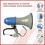 25W Megaphone PA System Loud Speaker Voice Recorder-2