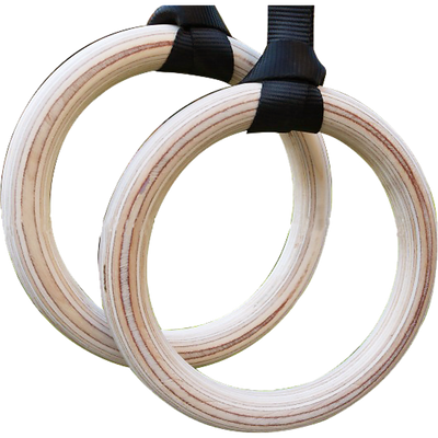 Birch Wood Gymnastic Rings-0