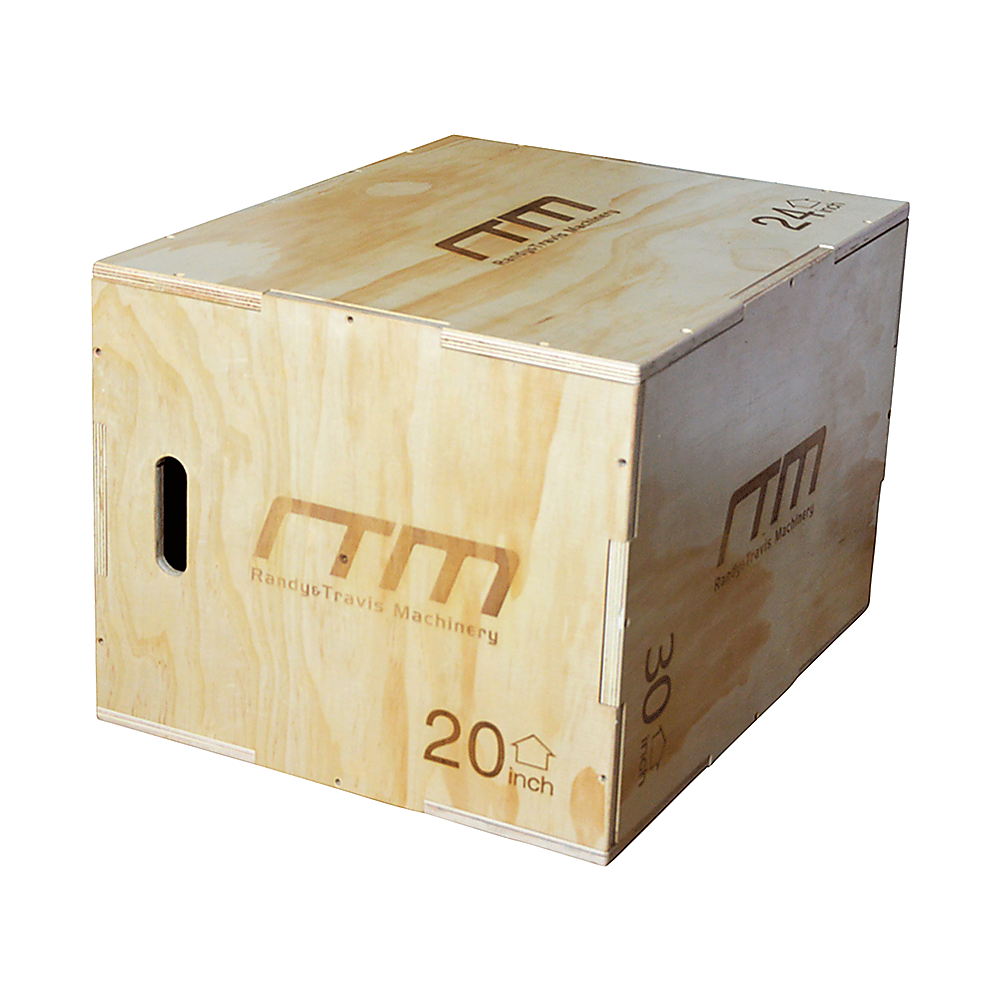 3 IN 1 Wood Plyo Games Plyometric Jump Box-0