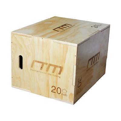 3 IN 1 Wood Plyo Games Plyometric Jump Box-0