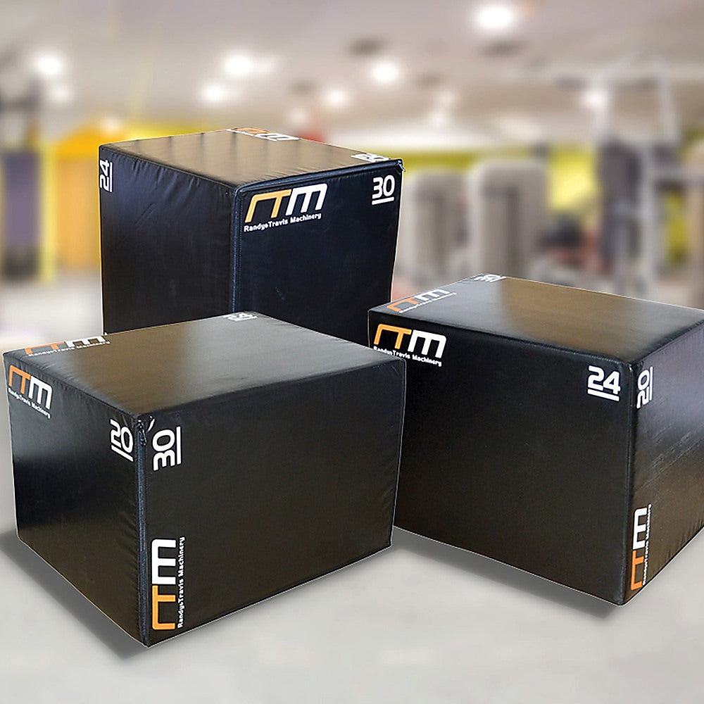 3 IN 1 Foam Plyo Games Plyometric Jump Box-8