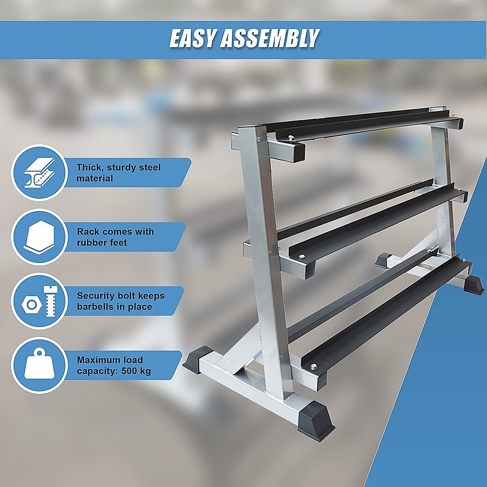 3 Tier Dumbbell Rack for Dumbbell Weights Storage-6