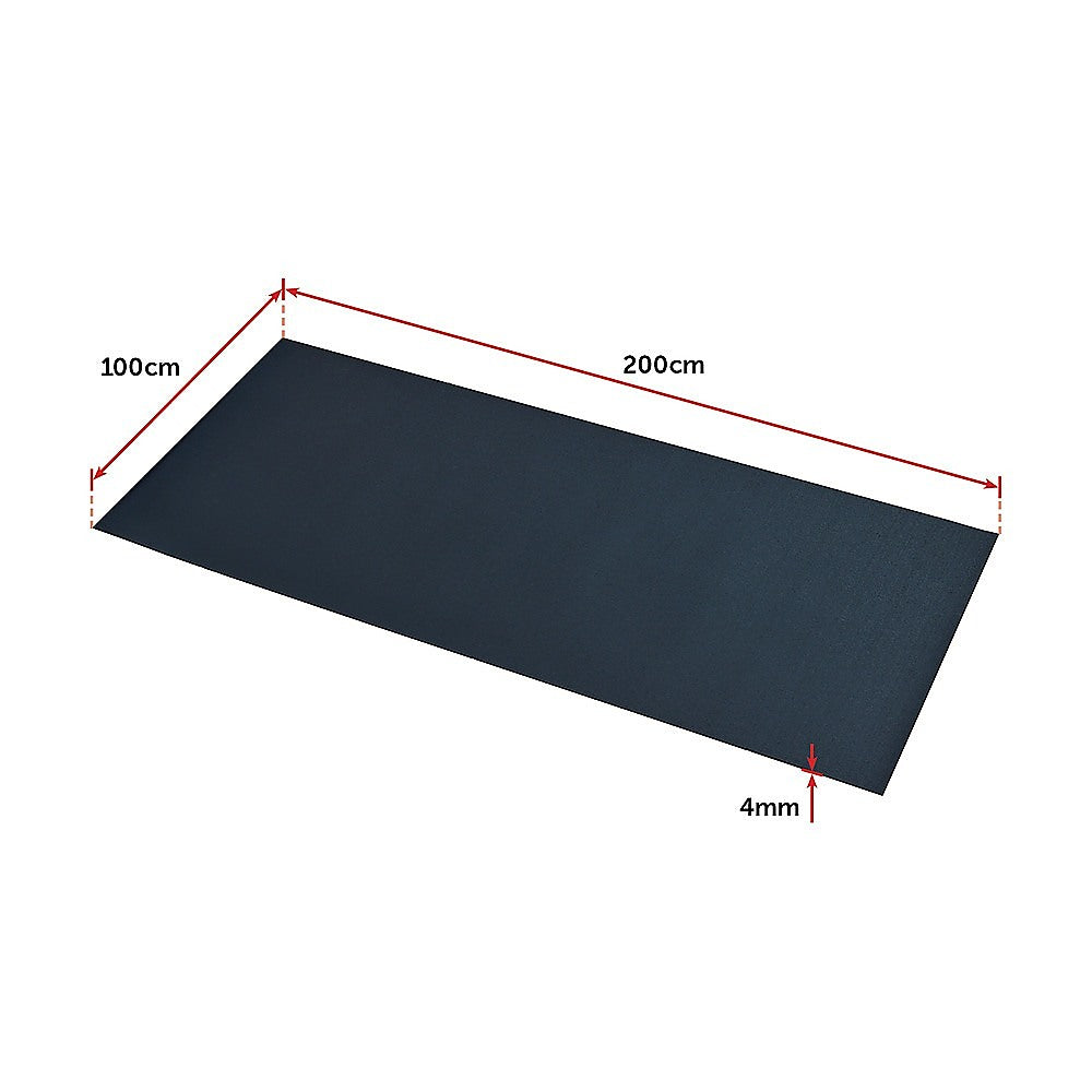 2m Gym Rubber Floor Mat Reduce Treadmill Vibration-9