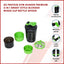 2x Protein Gym Shaker Premium 3 in 1 Smart Style Blender Mixer Cup Bottle Spider-2