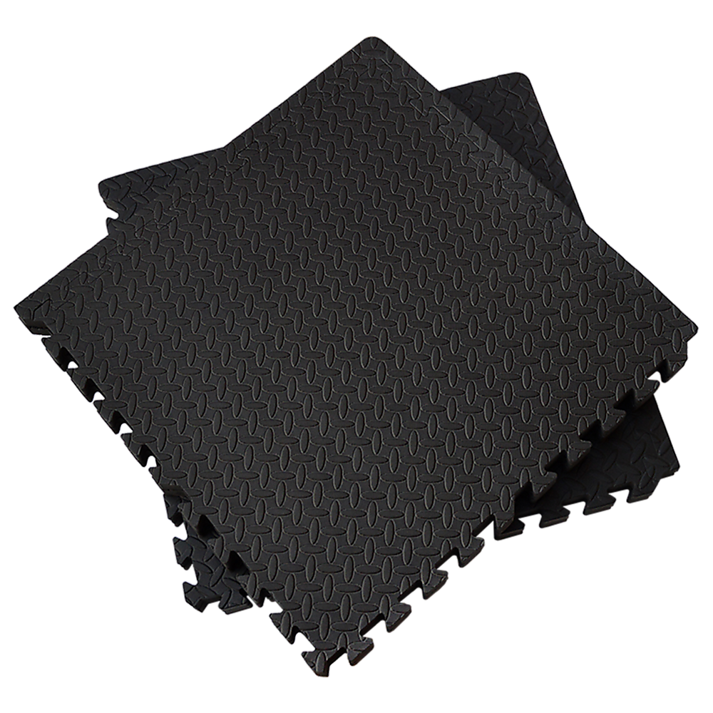 12 Tiles EVA Rubber Foam Gym Mat 60cm x 60cm 2.5cm Fitness Flooring-0