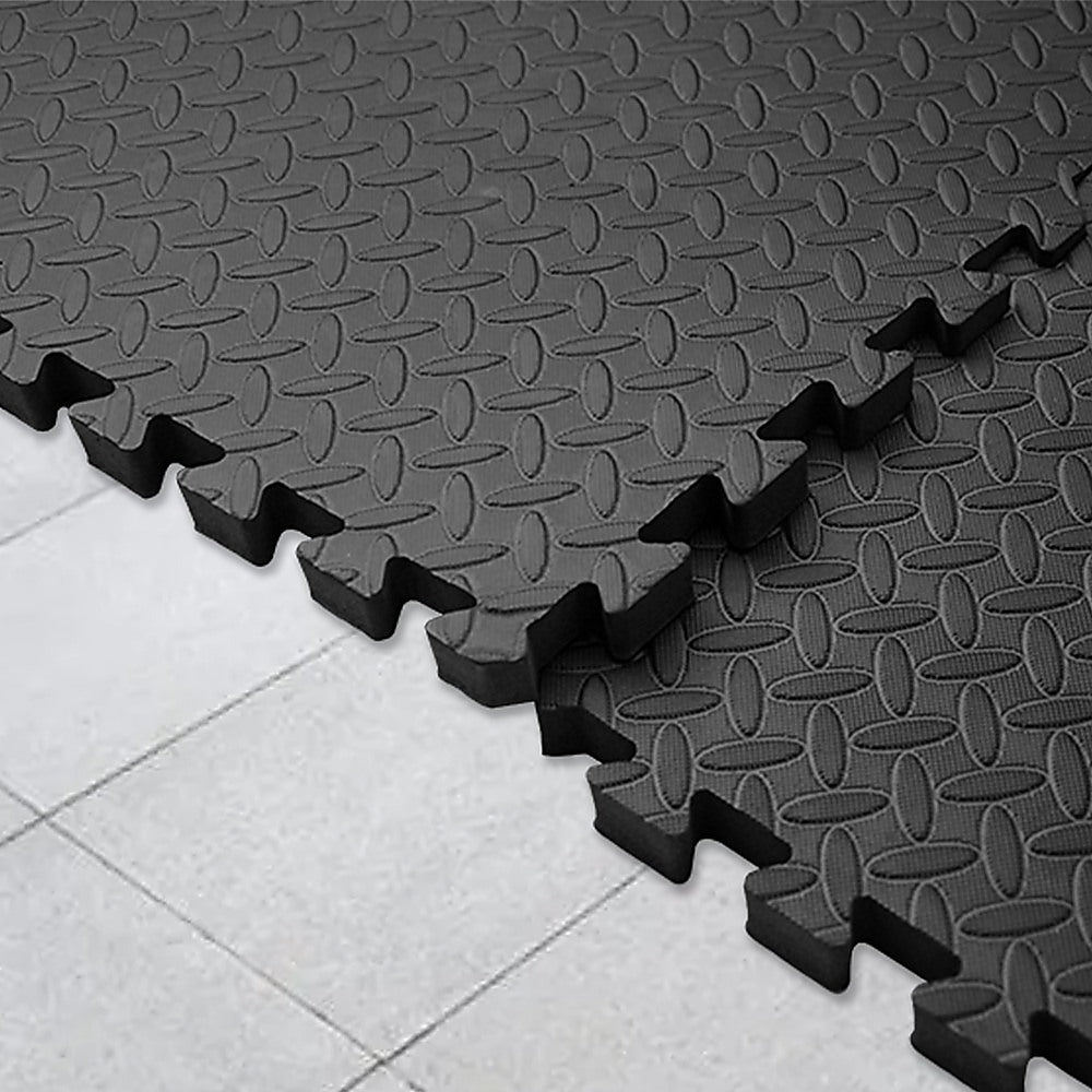 12 Tiles EVA Rubber Foam Gym Mat 60cm x 60cm 2.5cm Fitness Flooring-1