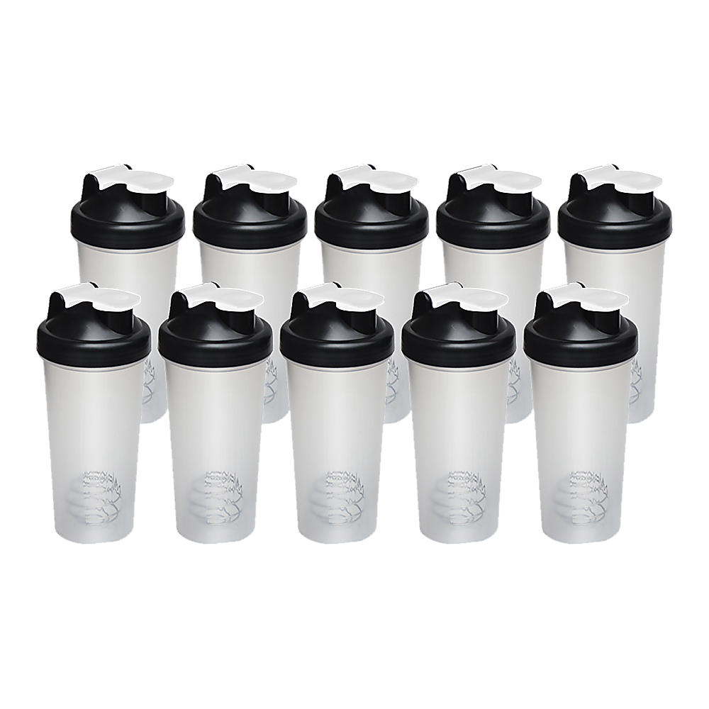 10x 700ml GYM Protein Supplement Drink Blender Mixer Shaker Shake Ball Bottle-0