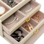 Jewellery Storage Box Girls Rings Necklaces Display Organiser Storage Case-5