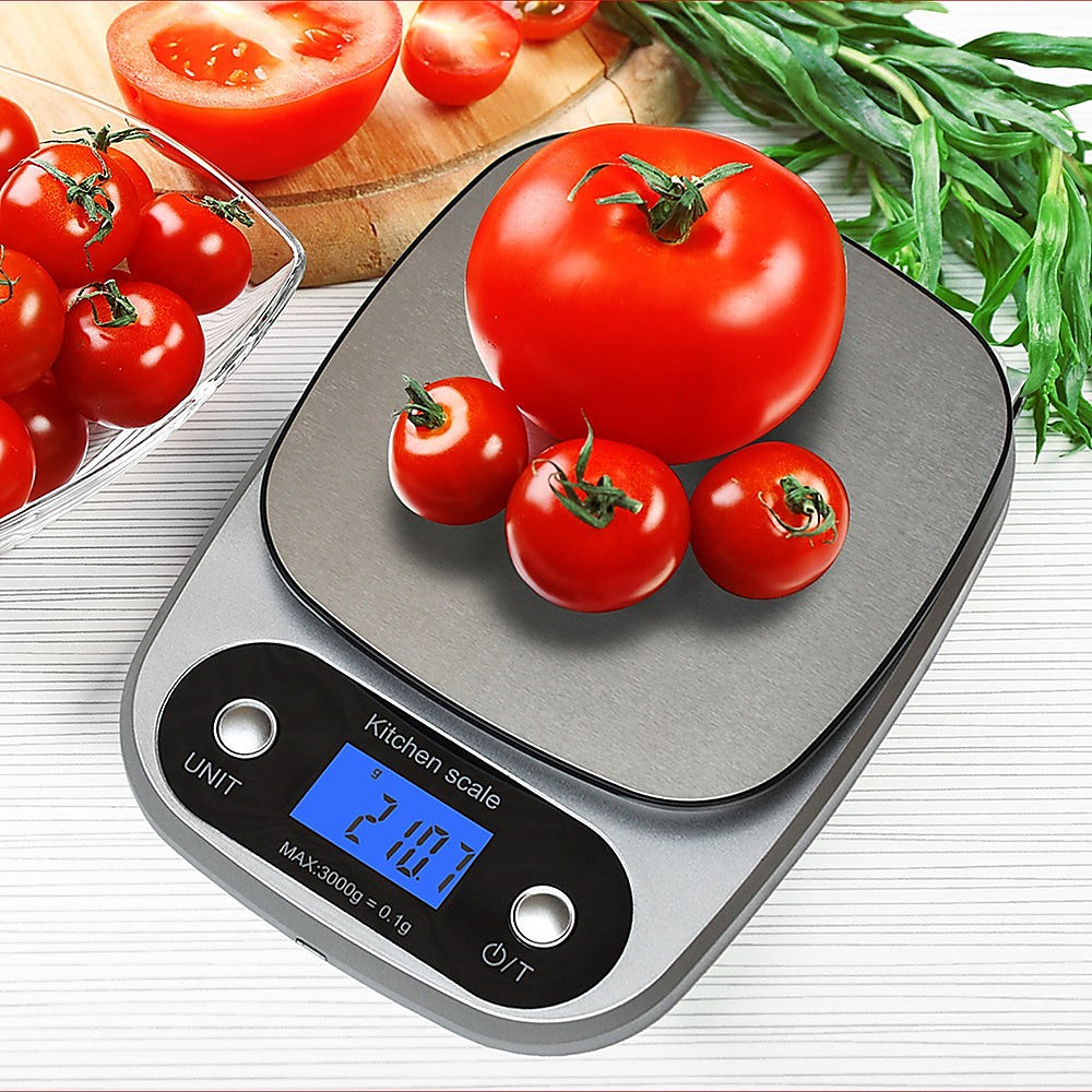 0.1g High Precision Kitchen Scale Rechargable Food Scale Digital 3KG-1