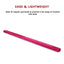 2.2m Gymnastics Folding Balance Beam Pink Synthetic Suede-6