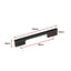 5 x 96mm Kitchen Handle Cabinet Cupboard Door Drawer Handles square Black furniture pulls-6