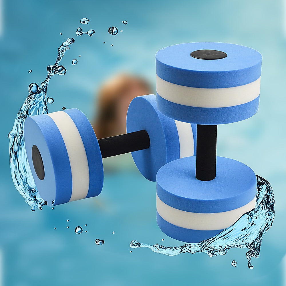 2x Water Aerobics Dumbbell EVA Aquatic Barbell Aqua Fitness-5