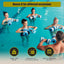 2x Water Aerobics Dumbbell EVA Aquatic Barbell Aqua Fitness-8