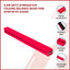 2.4m (8FT) Gymnastics Folding Balance Beam Pink Synthetic Suede-2