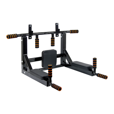 Heavy Duty Wall Mounted Power Station - Knee Raise - Pull Up - Chin Up -Dips Bar-0