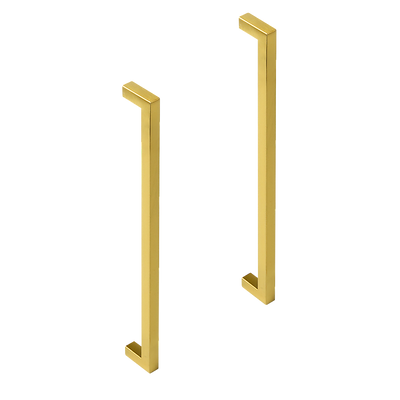 15x Brushed Brass Drawer Pulls Kitchen Cabinet Handles - Gold Finish 256mm-0